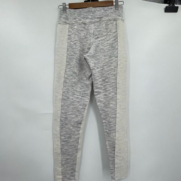Free People Movement Gray White Active Kyoto High-Rise Ankle Leggings Small - Picture 6 of 6